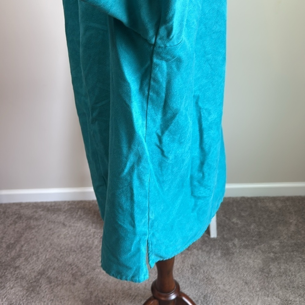 Catherines Long Sleeve Button Down Suede Like Shirt Size 1X (18/20W) in GUC - Picture 16 of 17